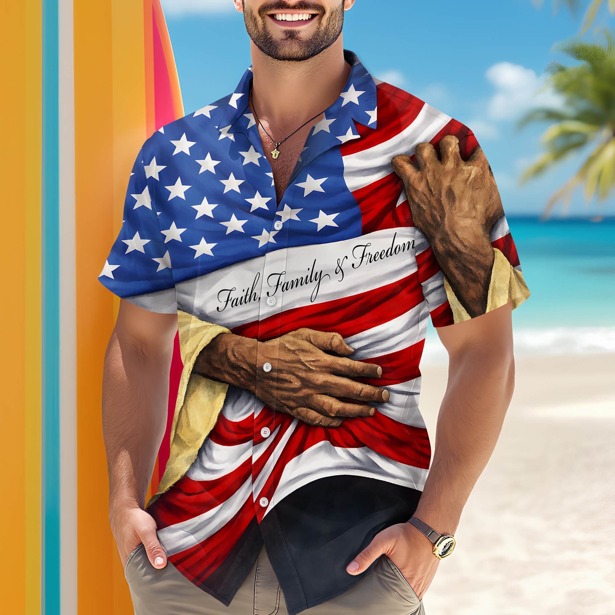 God Bless America Hawaii Shirt TH10 898729