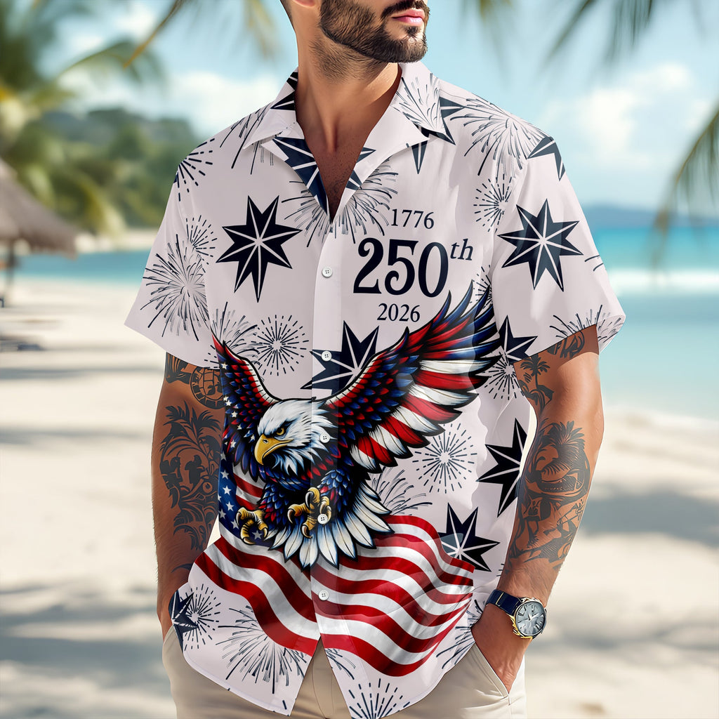 Personalized America's 250th Anniversary Hawaiian Shirt CH07 910342