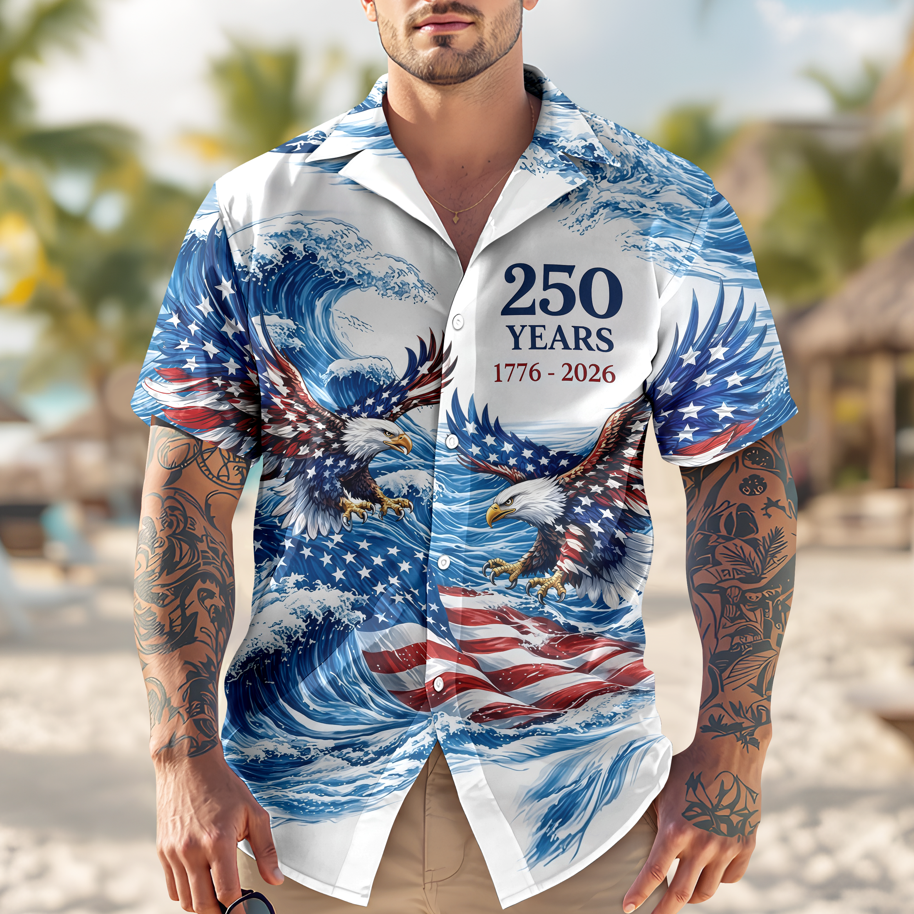 America's 250th Anniversary Hawaiian Shirt CH07 895578