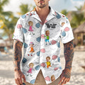 Custom Cute Face Baby Dancing Proud Of Top Dad Summer Vibe Hawaii Shirt LM32 893435