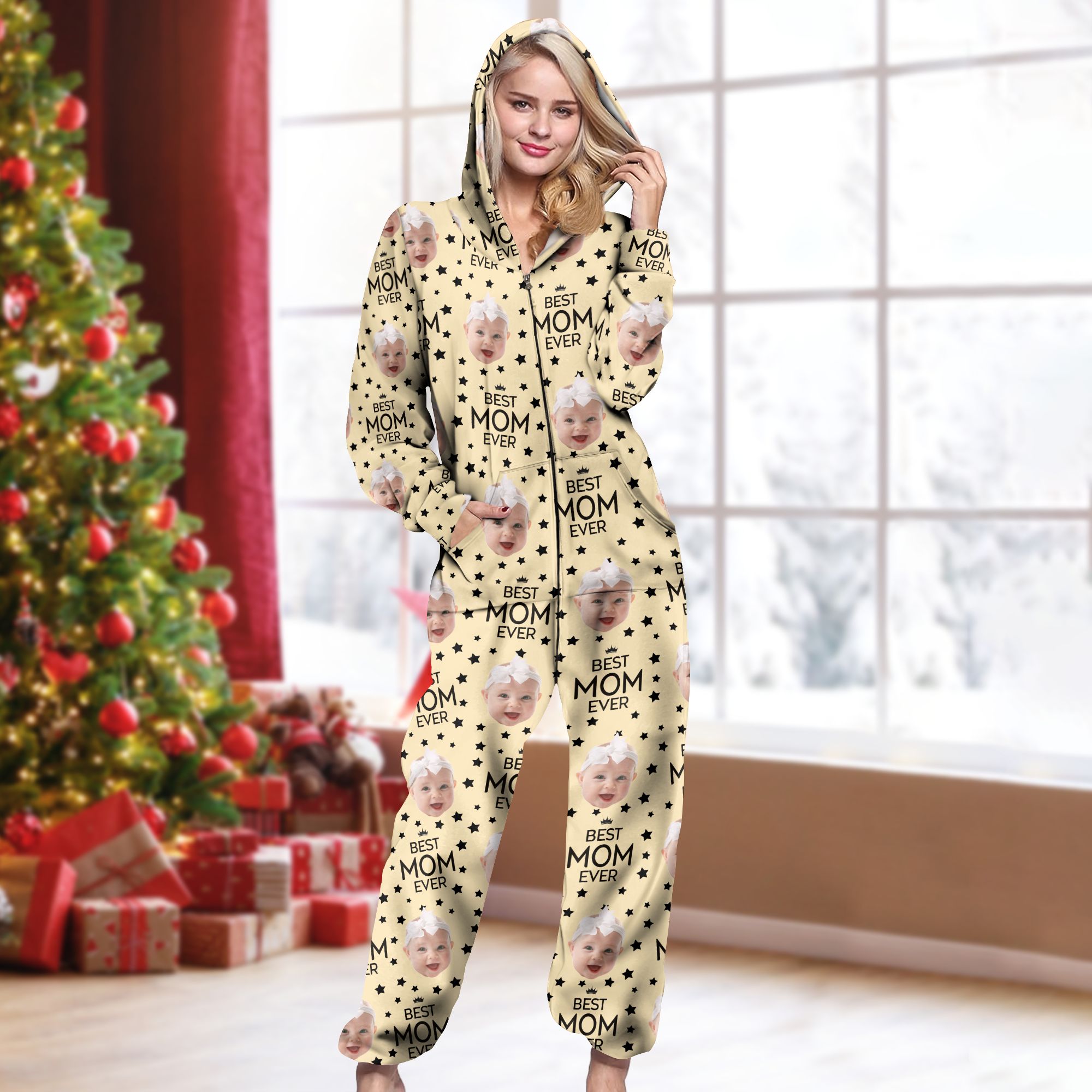 Custom Photo Best Dad Ever Onesie Pajamas HO82 894324