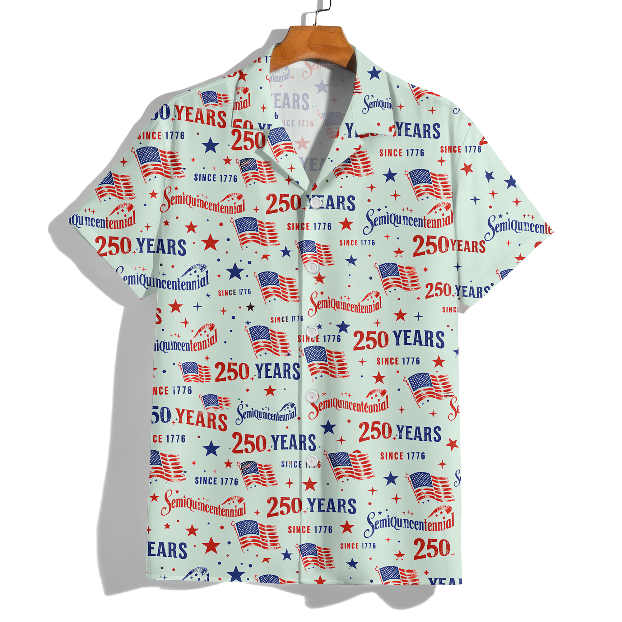 Personalized USA 250th Anniversary Semiquincentennial Hawaii Shirt HO82 901476