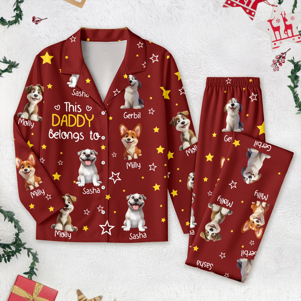 This Daddy Belongs To Dogs - Personalized Pajamas TH10 896689