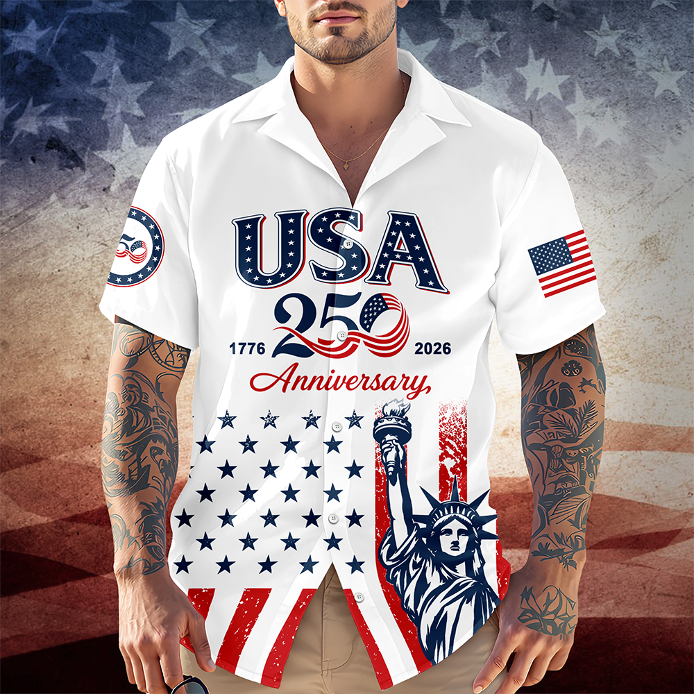 USA 250 Anniversary 1776 - 2026 Hawaiian Shirt TH10 169951
