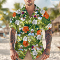 Custom Photo Funny Golfer Face Hawaii Shirt - Personalized Gift for Golfer LM32 897491