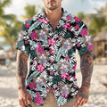Custom Photo Funny Face Cat Family Hawaii Shirt Summer Gift HA75 892254