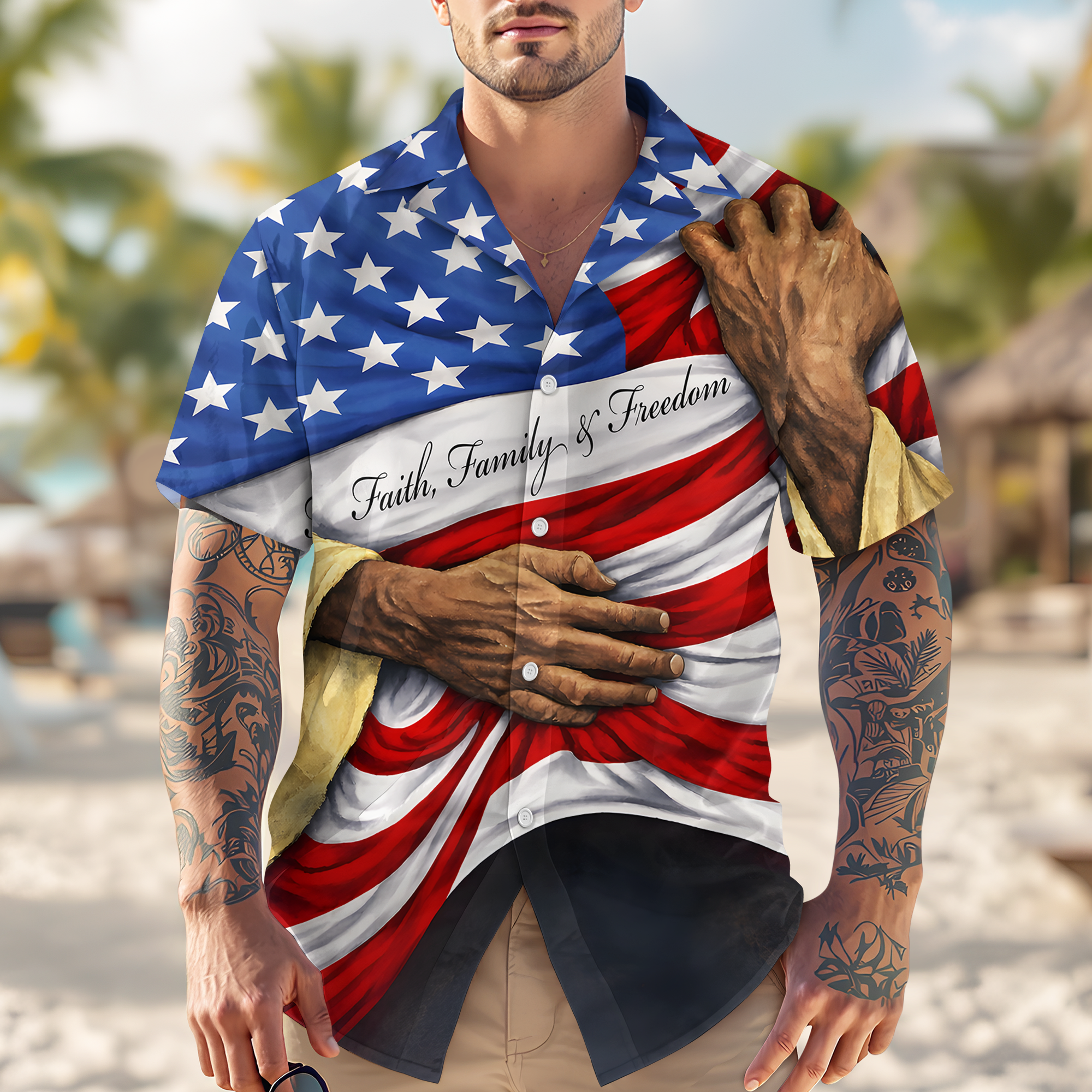 God Bless America Hawaii Shirt TH10 898729