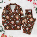 Custom Face Cute Best Dad Ever Christmas Pajamas LM32 895747