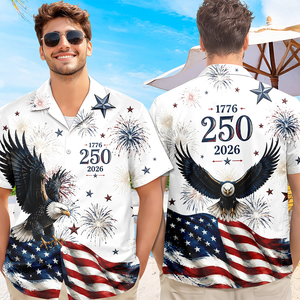 America 250th 1776 - 2026 Hawaii Shirt TH10 170087