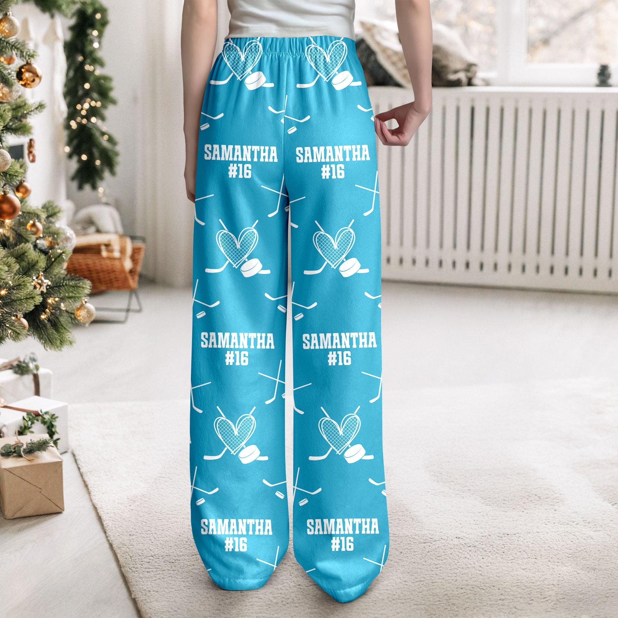 Personalized Christmas Hockey Pajamas Gift For Hockey Lovers HO82 900090
