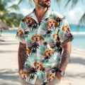 Custom Dog Photo Tropical Summer Hawaii Shirt - Gift for Dog Lovers HO82 902400