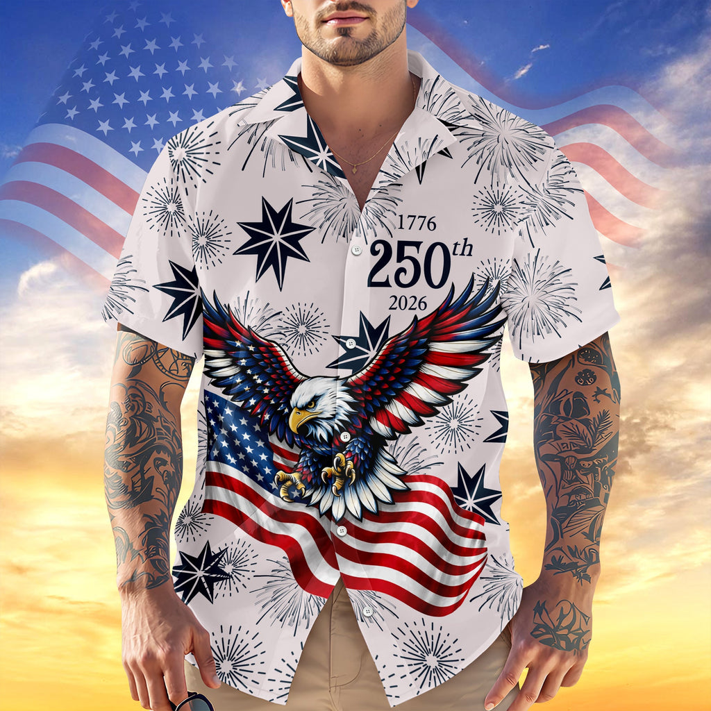 Personalized America's 250th Anniversary Hawaiian Shirt CH07 910342