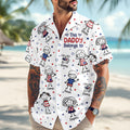 Custom Kid Names This Papa Belongs To Hawaiian Shirt Gifts For Dad, Grandpa CH07 911200