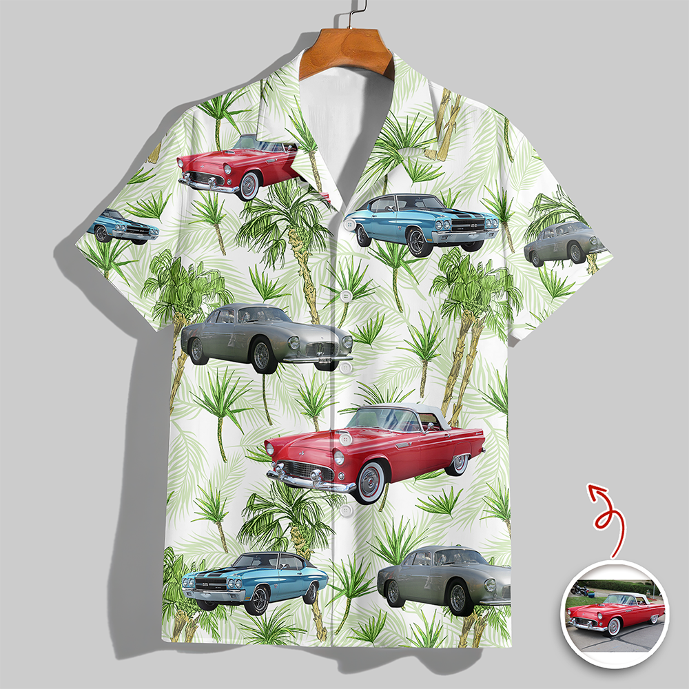Custom Classic Car Photo Aloha Hawaii Shirt CH07 911560
