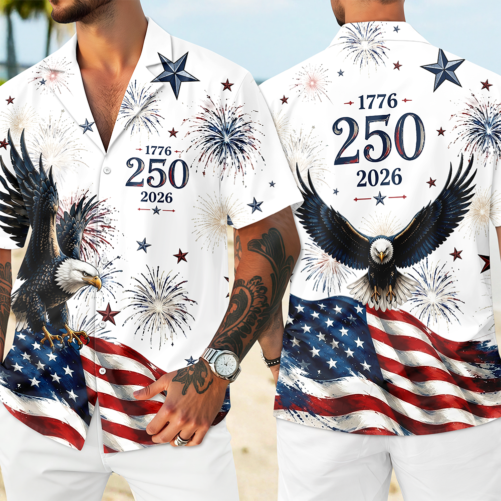 America 250th 1776 - 2026 Hawaii Shirt TH10 170087
