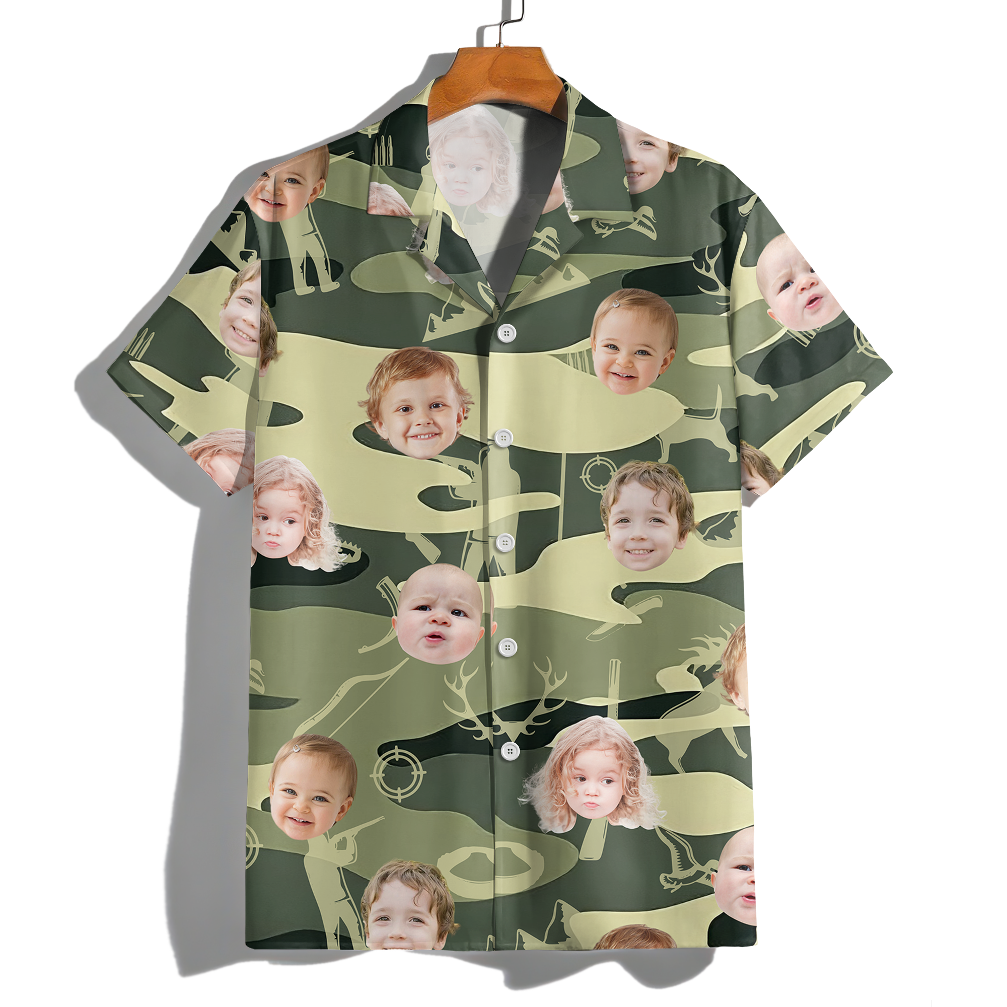 Custom Photo Best Bucking Dad Ever Hunting Hawaii Shirt HO82 893784