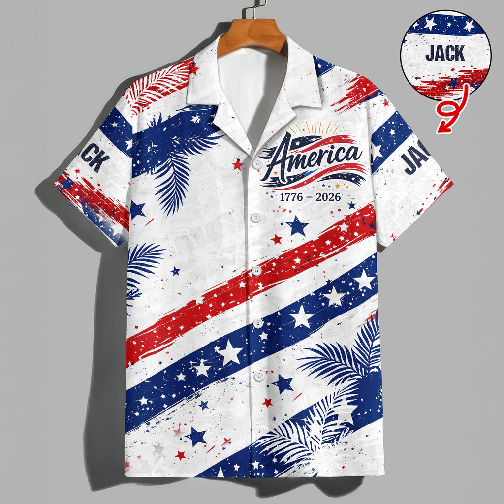 Custom Name 250 Years Semiquincentennial 1776-2026 Hawaii shirt HO82 901700