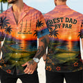 Custom Name Best Dad By Par Hawaii Shirt Personalized Gift for Golf Dad HO82 902514