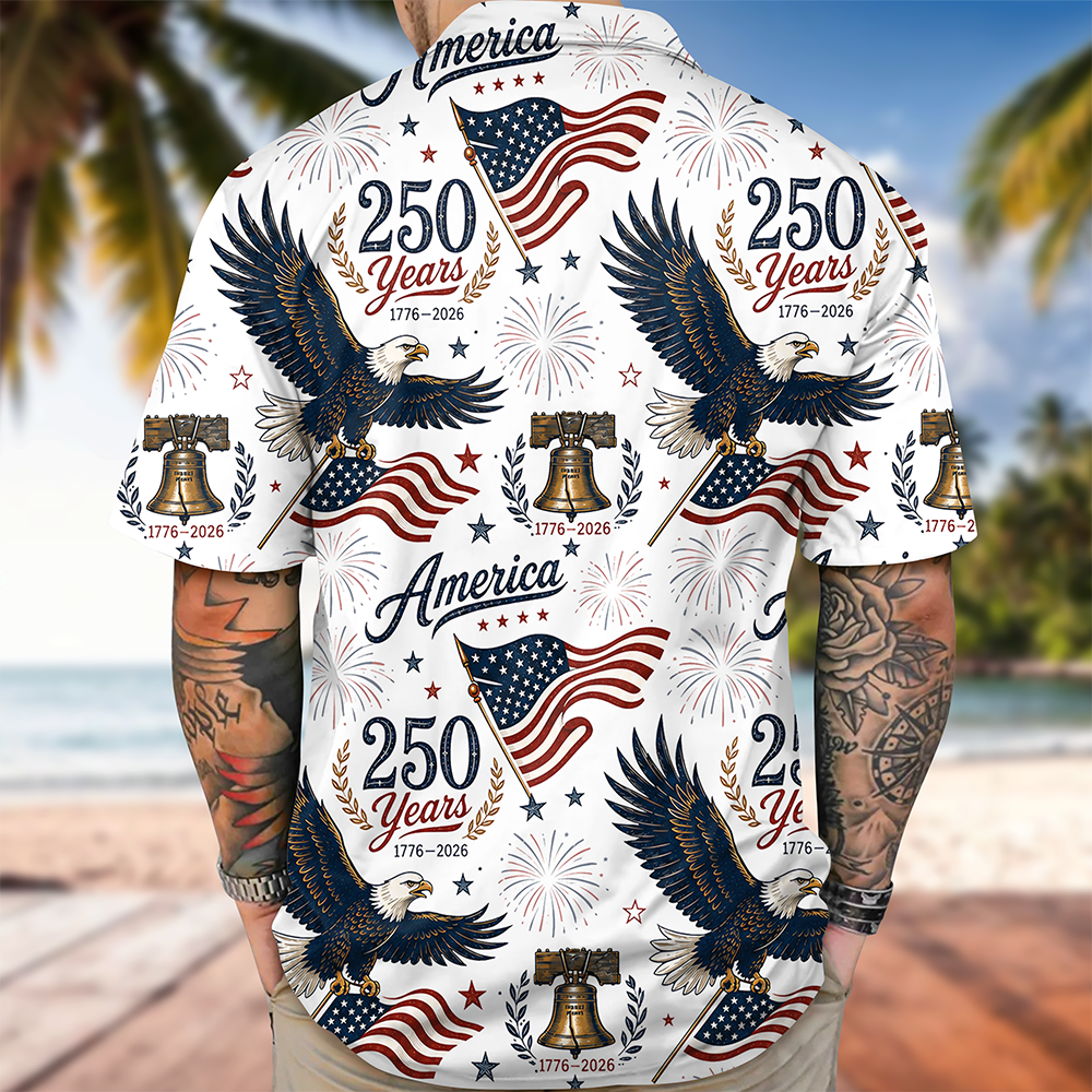 Personalized 250 Years America 1776-2026 Hawaii Shirt CH07 911782