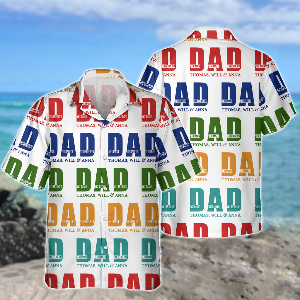 Personalized The Man The Myth The Legend Dad Hawaii Shirt LM32 893705