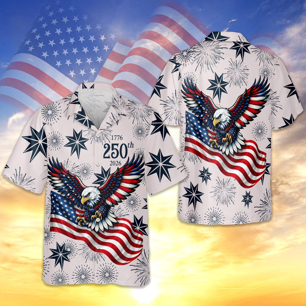 Personalized America's 250th Anniversary Hawaiian Shirt CH07 910342