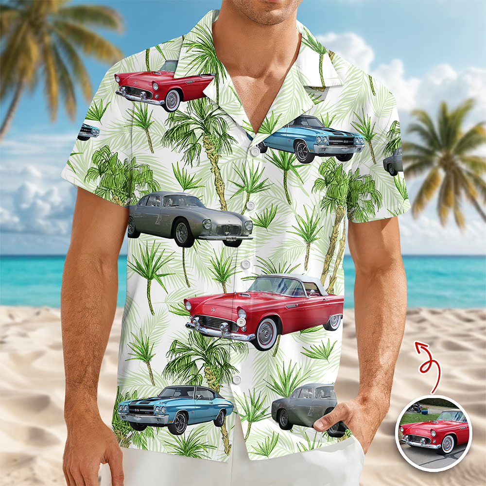Custom Classic Car Photo Aloha Hawaii Shirt CH07 911560
