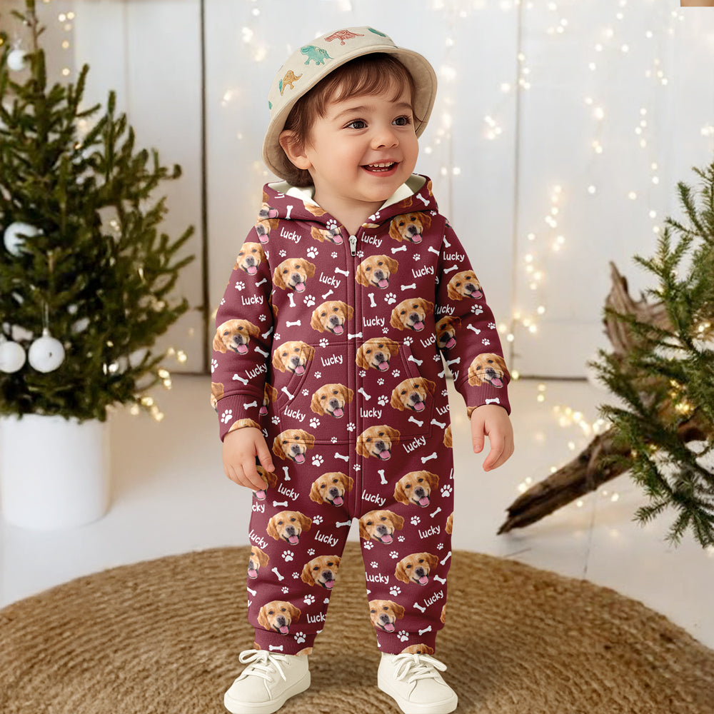 Custom Pet Photo Onesie Pajamas Gift For Pet Lovers CH07 899666