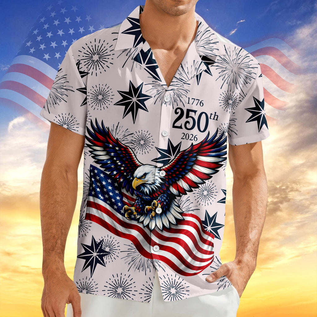 Personalized America's 250th Anniversary Hawaiian Shirt CH07 910342
