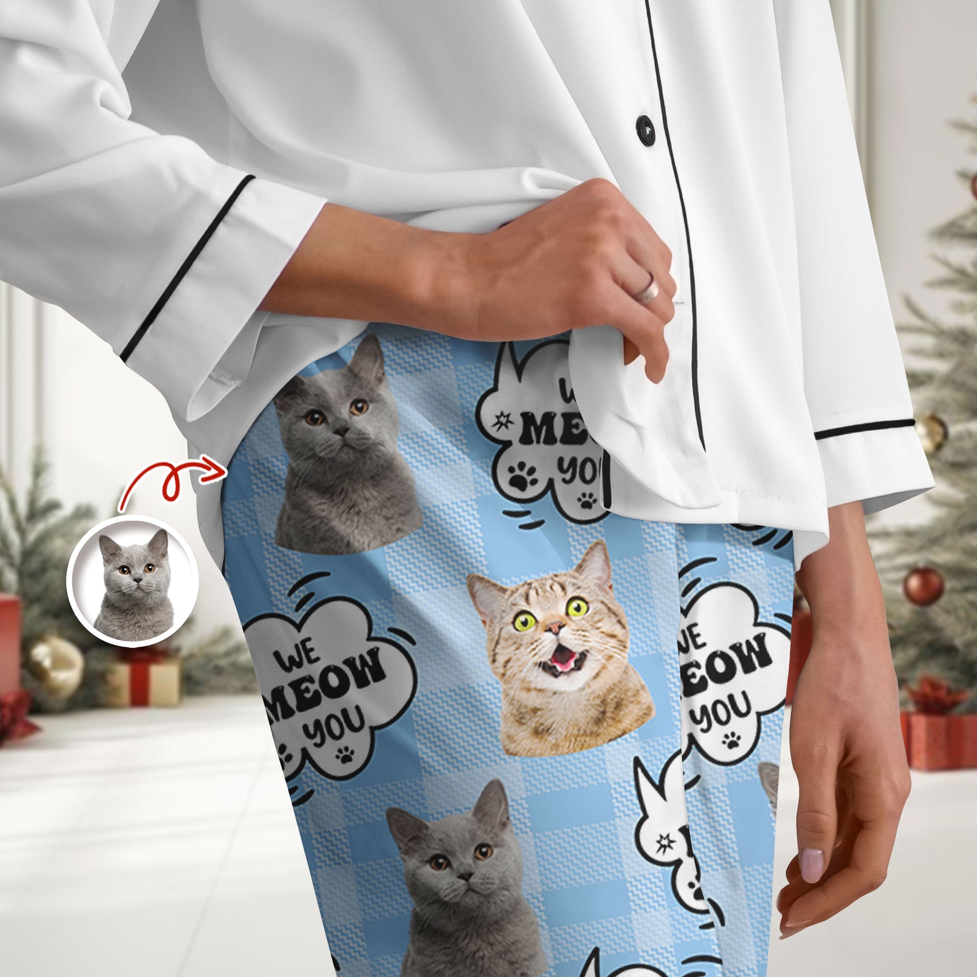 Custom Photo I'm A Cat Person Personalized Pajamas Gift For Cat Lovers HO82 894390
