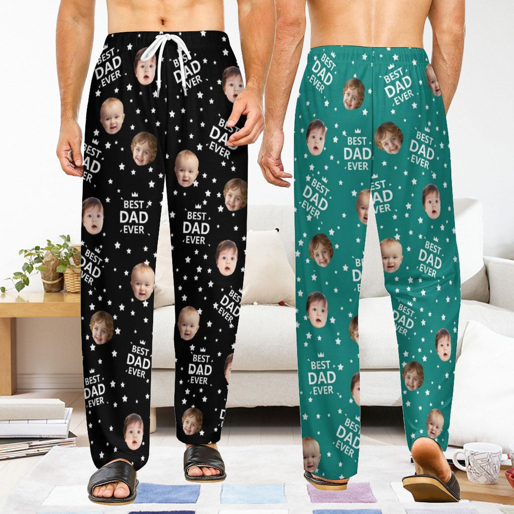 Custom Face Pajamas Best Dad Ever - Father's Day Gifts for Dad, Family Gift LM32 668983