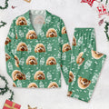 Custom Cute Photo Best Dad Ever Pattern Pajamas For Family LM32 893689