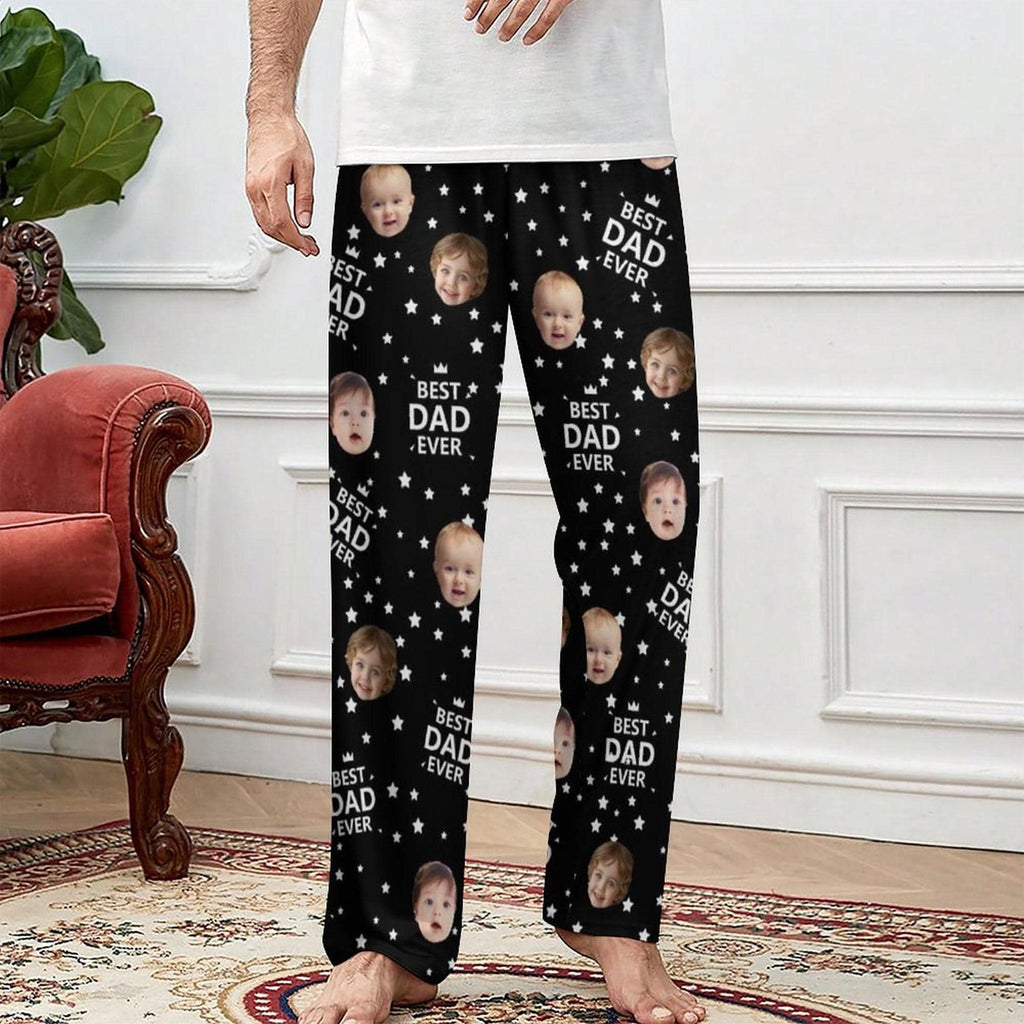 Custom Face Pajamas Best Dad Ever - Father's Day Gifts for Dad, Family Gift LM32 668983