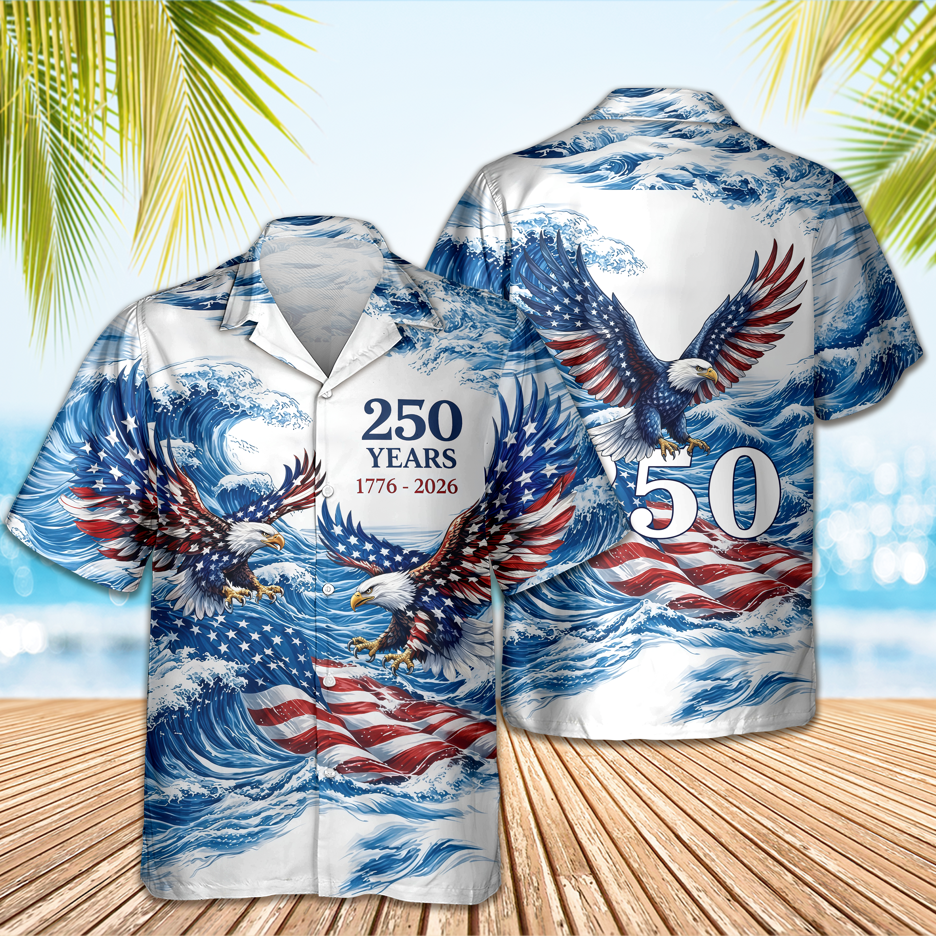 America's 250th Anniversary Hawaiian Shirt CH07 895578