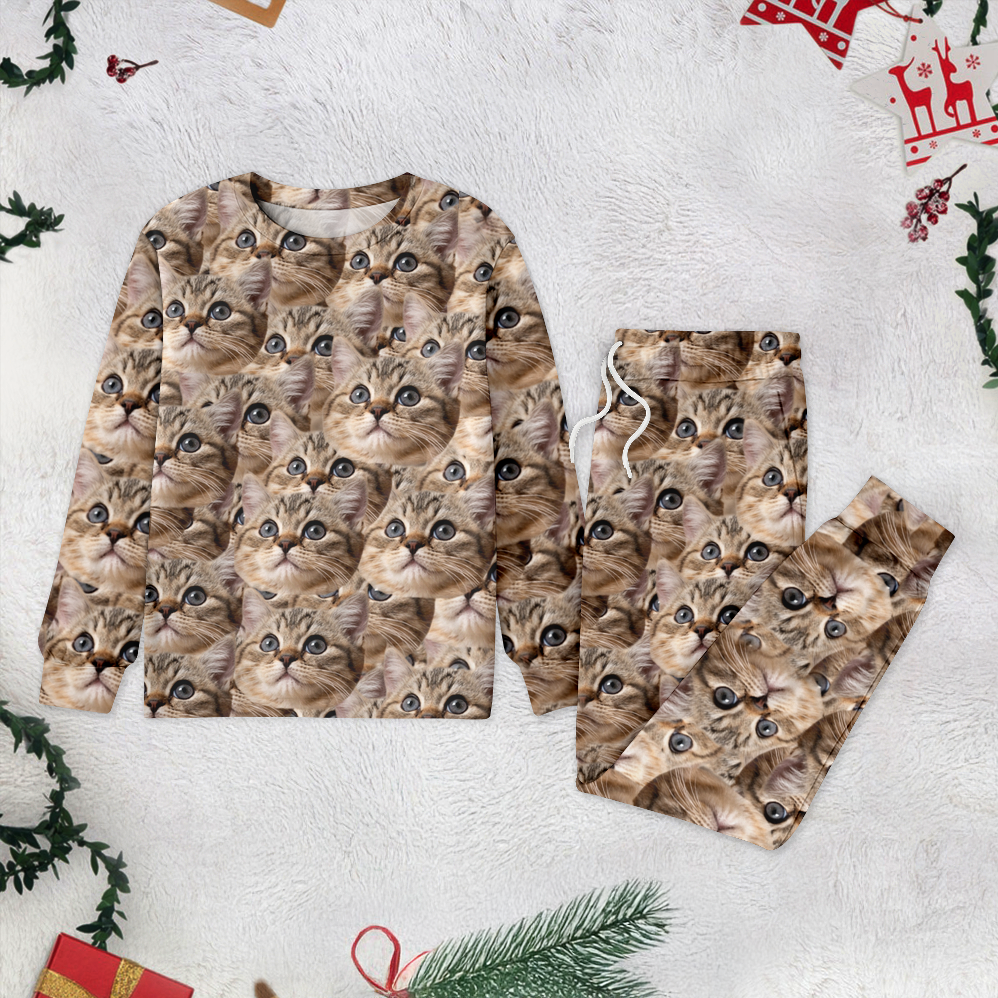Custom Cat Photo Sleepwear Funny Gift For Family CH07 899134