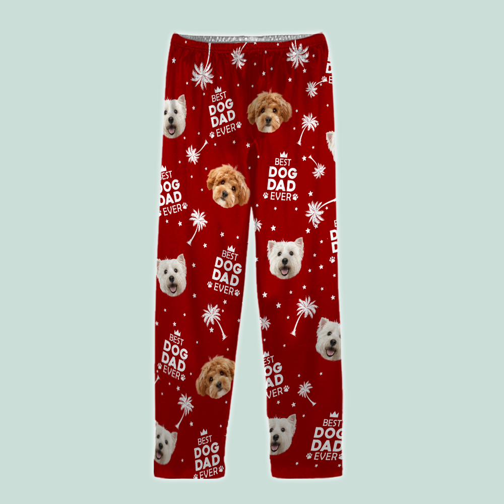 Custom Photo Best Dog Cat Dad Mom Ever Family Pajamas TH10 894031
