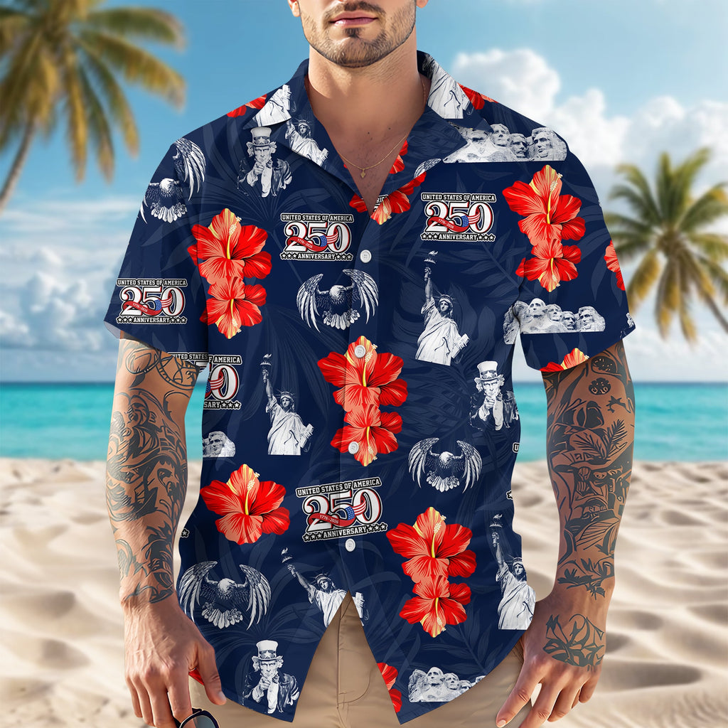 Personalized 250 Anniversary 1776-2026 Hawaii Shirt TH10 898867