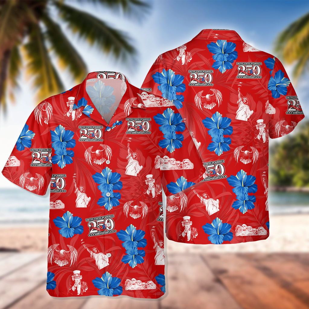 Personalized 250 Anniversary 1776-2026 Hawaii Shirt TH10 898867
