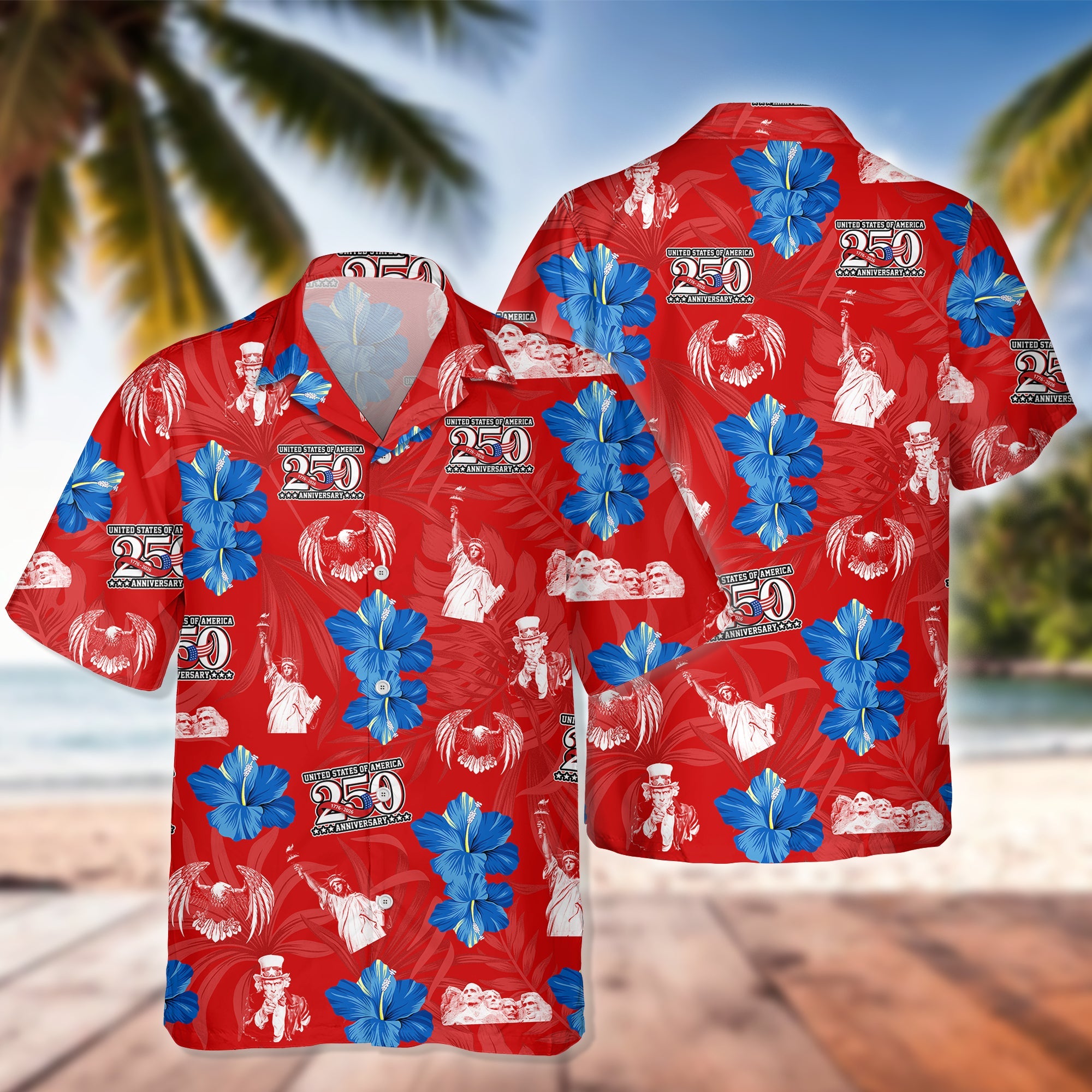 Personalized 250 Anniversary 1776-2026 Hawaii Shirt TH10 898867