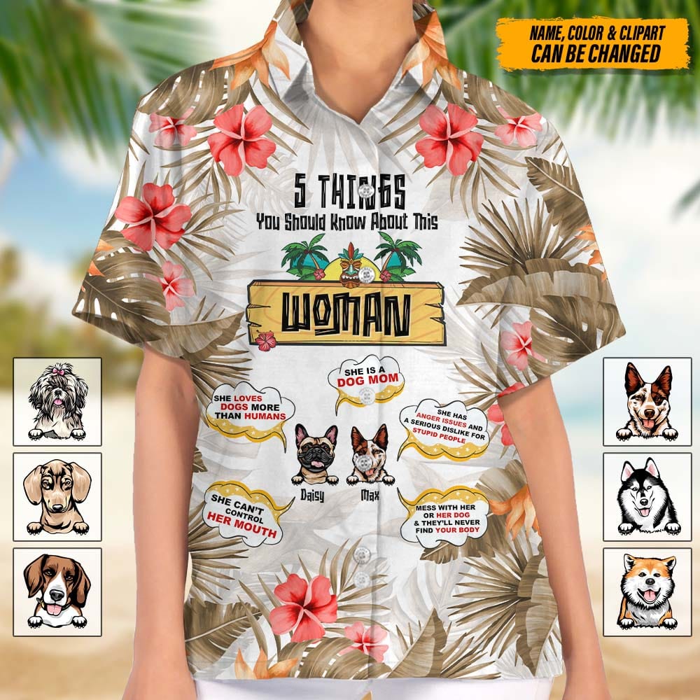 5 Things You Should Know About This Woman Dog Clipart Hawaiian Shirt N304 HN590