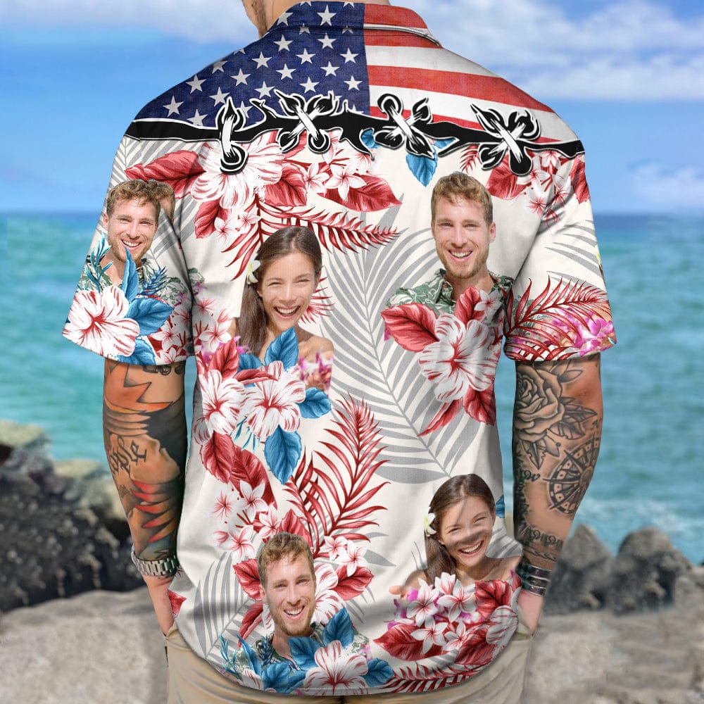 America Flag Hawaiian Shirt, Upload Photo N304 889204