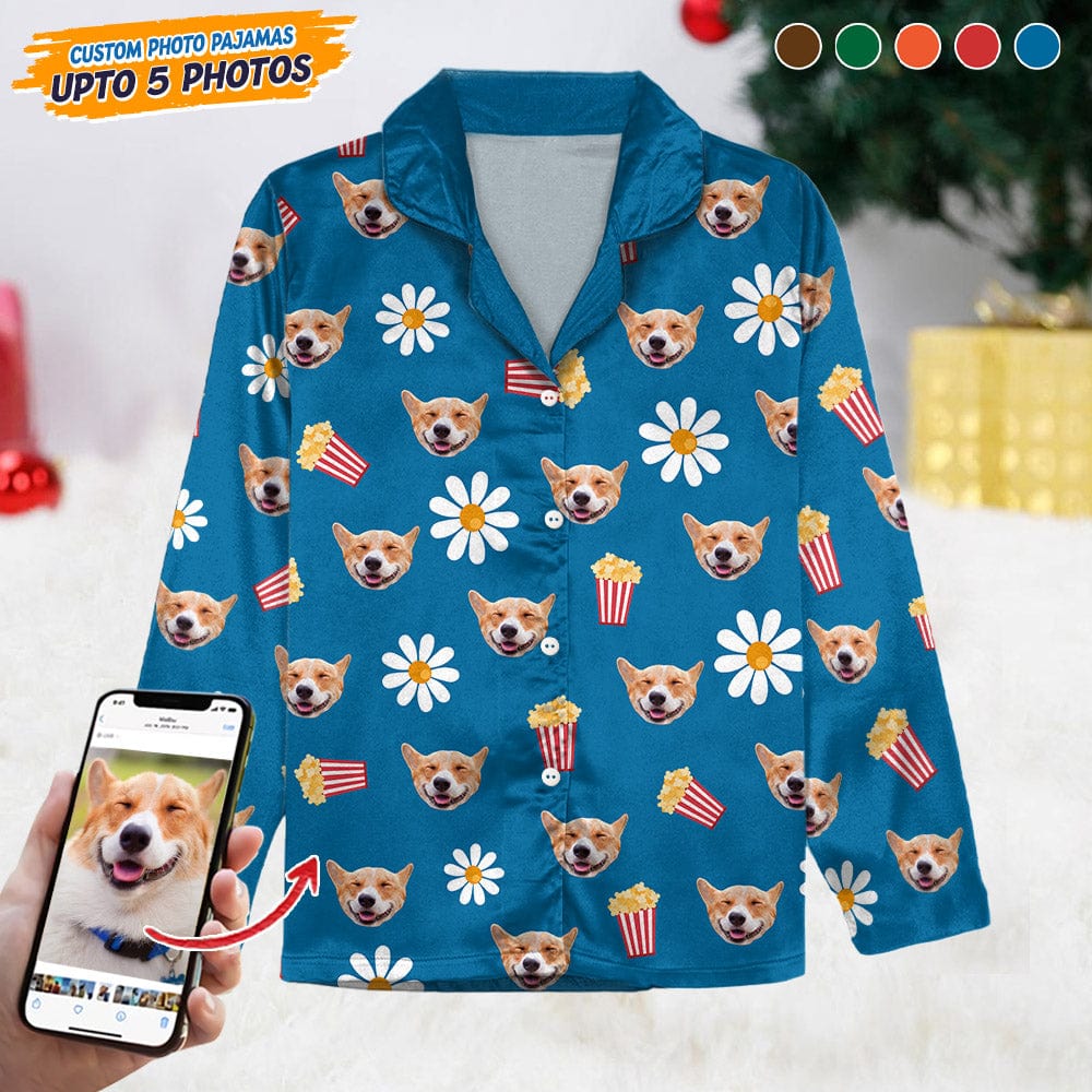 Custom Face Photo With Accessories Pattern Pajamas T368 888720