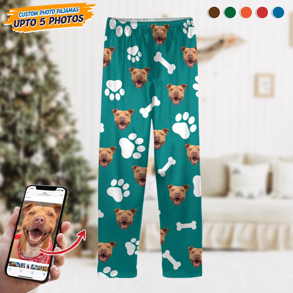Custom Face Photo With Accessories Pattern Pajamas T368 888720