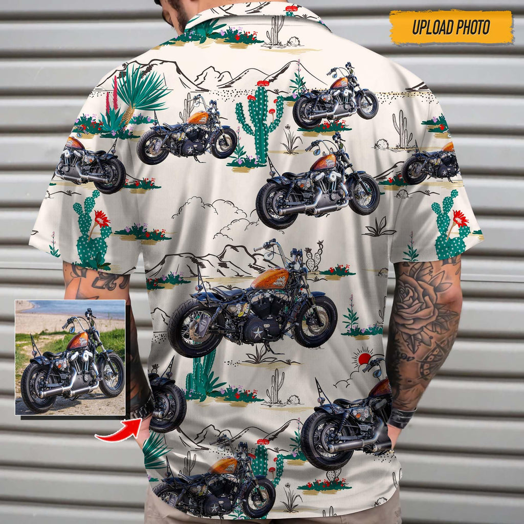 Custom Bike Photo Hawaii Shirt DA199 888422