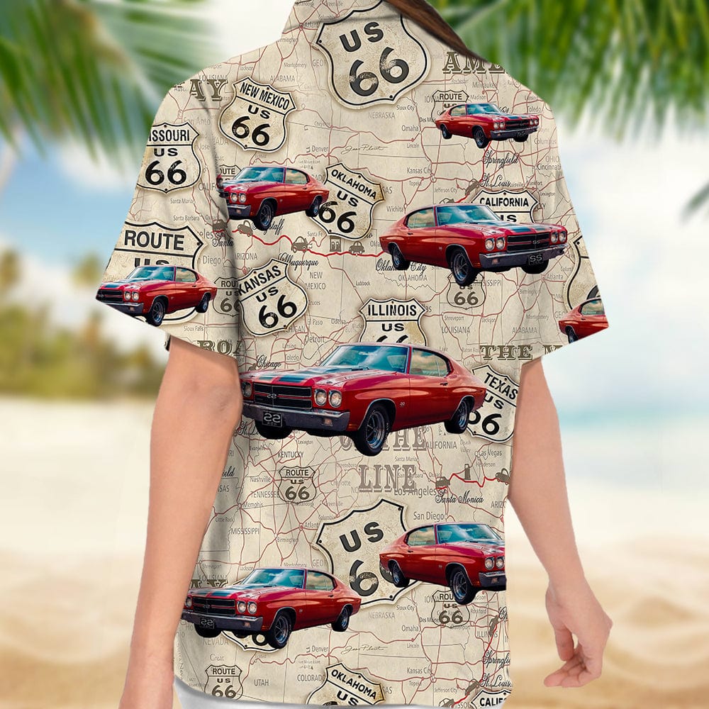 Custom Car Photo Women Hawaii Shirt DA199 890419