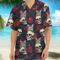 Custom Cat Photo Skull Face Tropical Leaf Hawaii Shirt N304 889570