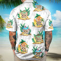 Custom Cat Photo Tropical Men's Hawaii Shirt TA29 889098