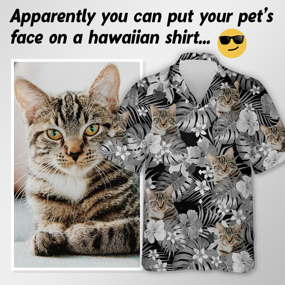 Custom Cat Photo Tropical Style Hawaii Shirt TH10 TA29 889467