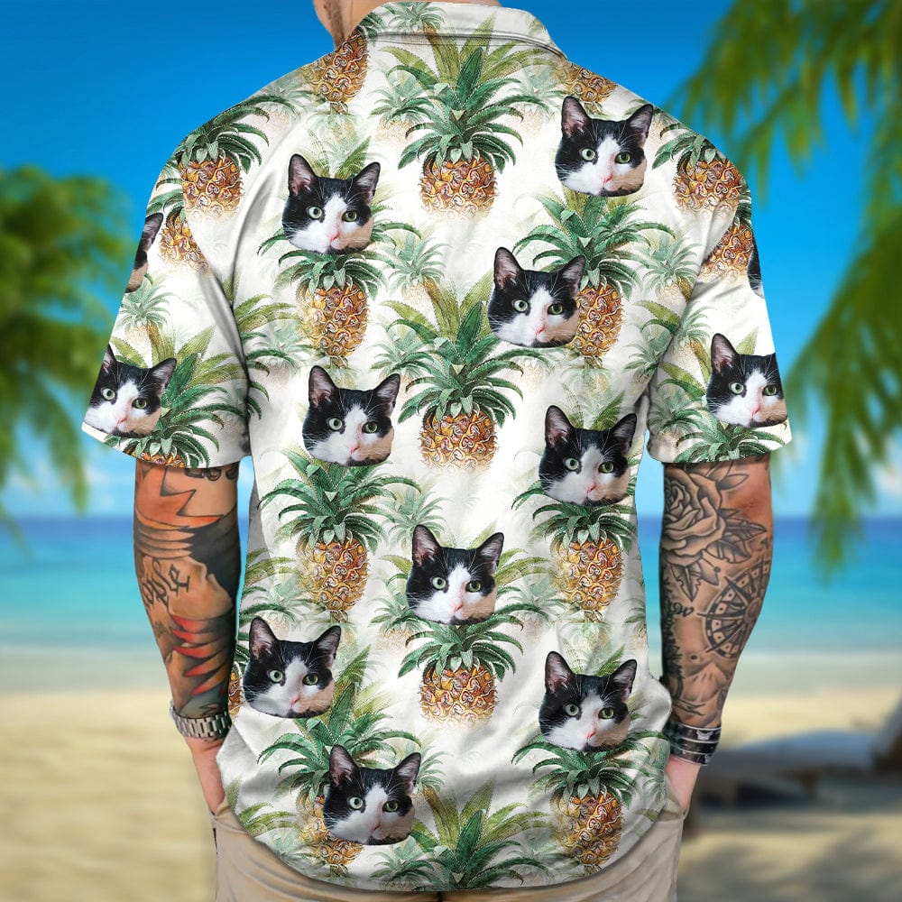 Custom Cat Photo Vacation Style Hawaii Shirt DA199 889574