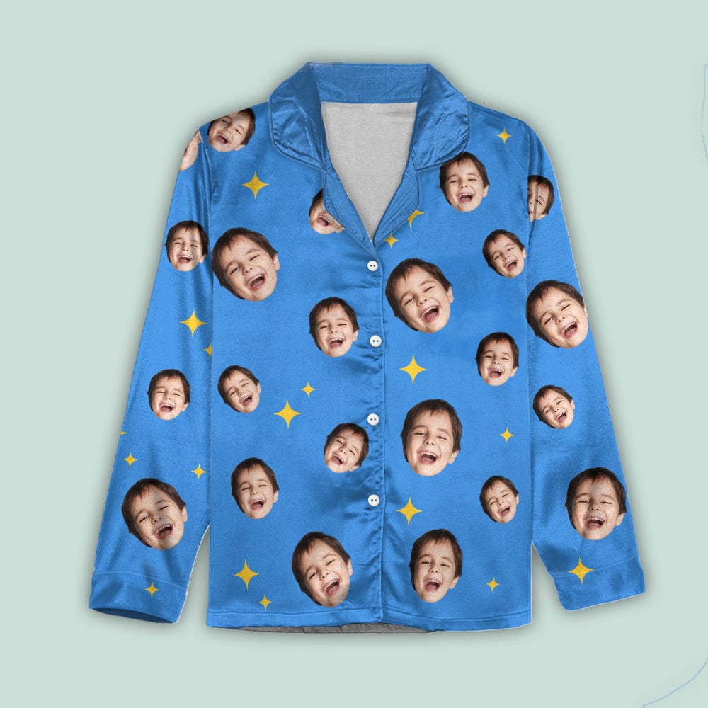 Custom Children Photo For Dad And Mom Pajamas K228 889973