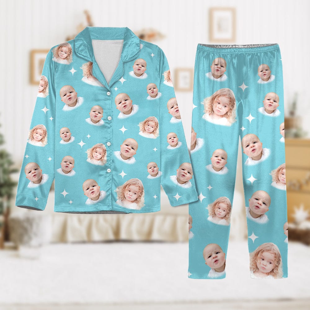 Custom Children Photo For Dad And Mom Pajamas K228 889973